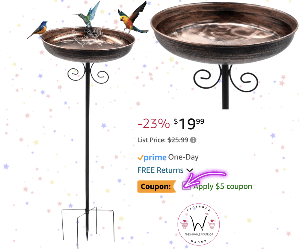 Metal Bird Bath!